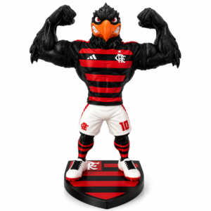 Flamengo Mascot Figure 3D Printed Collectible
