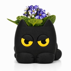Grumpy Kitty Planter